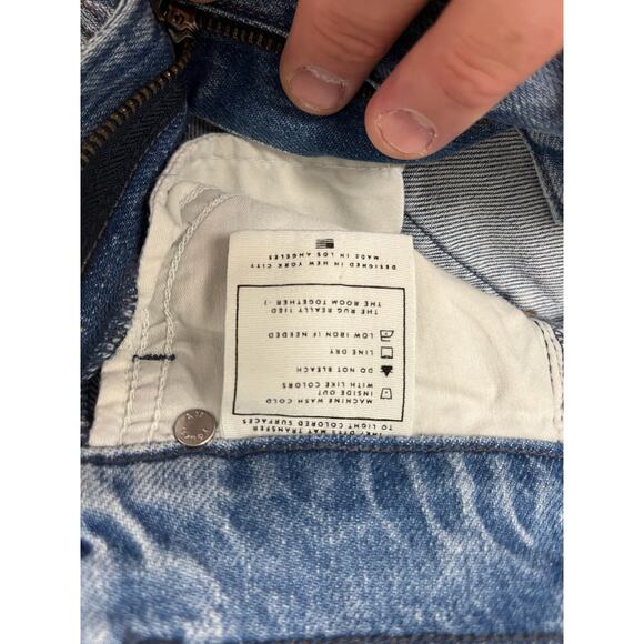 AYR The Secret Sauce Heirloom Distressed Wide Leg Comfort Stretch Jeans Size 23 - Picture 2 of 11